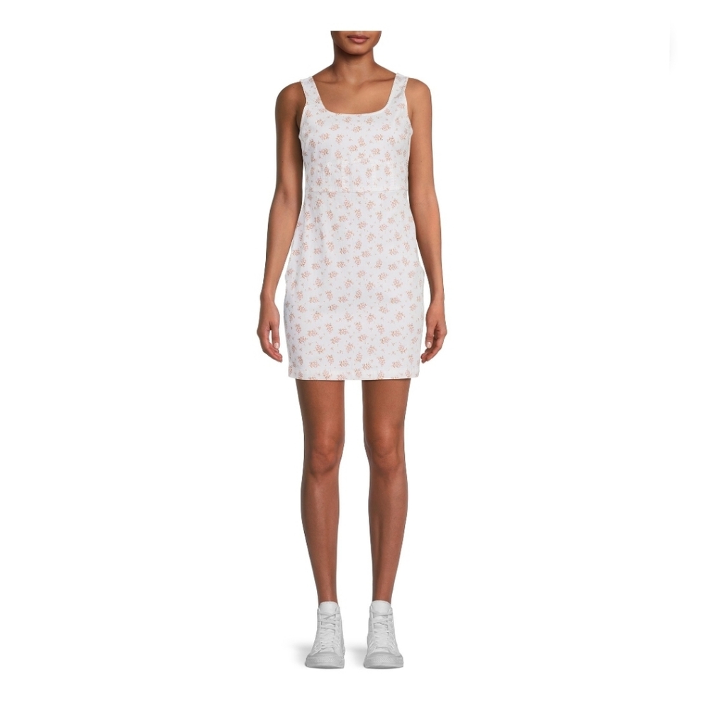 🎉NWT White Floral Corset Mini Dress